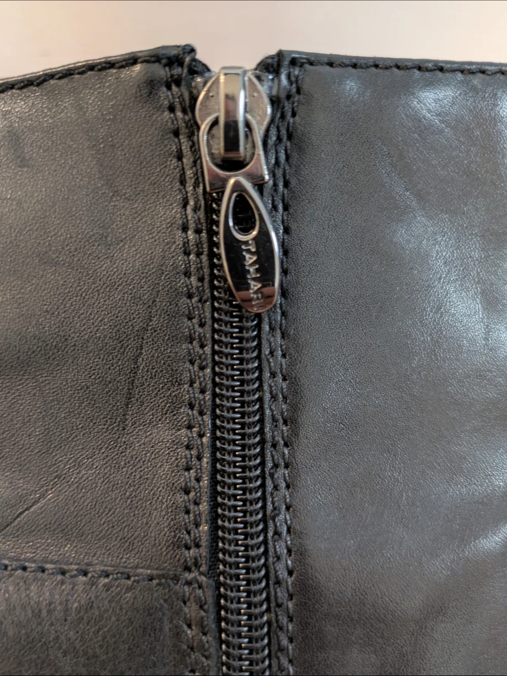 Tahari Gavin Black Leather Booties - Picture 7 of 8